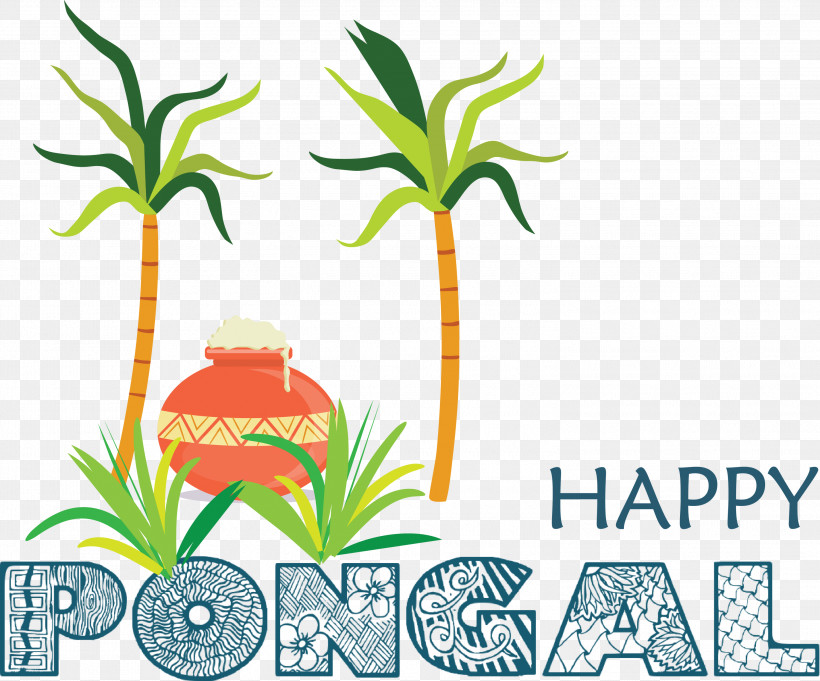 Pongal Happy Pongal, PNG, 2999x2494px, Pongal, Flora, Flower, Grasses, Happy Pongal Download Free