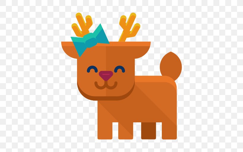 Reindeer Christmas Day Emoticon, PNG, 512x512px, Reindeer, Art, Christmas Day, Deer, Emoji Download Free